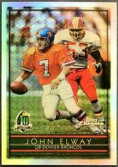 John Elway [Refractor] #115 Football Cards 1996 Topps Chrome Prices