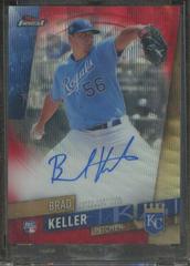 Brad Keller [Red Wave Refractor] #FA-BK Baseball Cards 2019 Topps Finest Autographs Prices