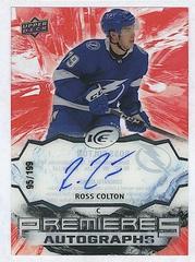 Ross Colton [Autograph] #IPA-RC Hockey Cards 2021 Upper Deck Ice Premieres Prices