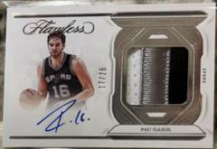 Pau Gasol #3 Basketball Cards 2022 Panini Flawless Patch Autograph Prices