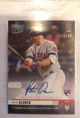 Pete Alonso [Autograph] #32A Baseball Cards 2019 Topps Now Prices