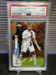 Kylian Mbappe [Orange Refractor] Soccer Cards 2019 Topps Chrome UEFA Champions League Prices