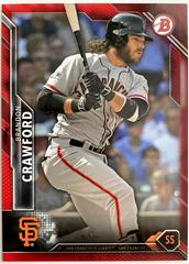 Brandon Crawford [Red] Baseball Cards 2016 Bowman Prices