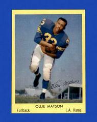 Ollie Matson Football Cards 1960 Bell Brand Rams Prices