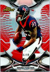 Arian Foster [Red Refractor] #2 Football Cards 2015 Topps Finest Prices