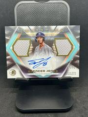 Spencer Jones #IADR-SJJ Baseball Cards 2023 Bowman Inception Autograph Dual Relic Prices