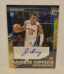Jaden Ivey [Signature Gold] #241 Basketball Cards 2022 Panini Donruss Optic Prices