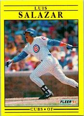 Luis Salazar #430 Baseball Cards 1991 Fleer Prices