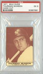 Thurman Munson [Hand Cut] Baseball Cards 1971 Milk Duds Prices