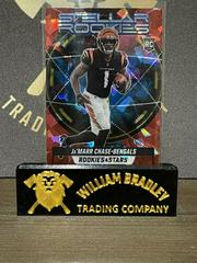 Ja'Marr Chase [Red Ice] #SR7 Football Cards 2021 Panini Rookies and Stars Stellar Prices