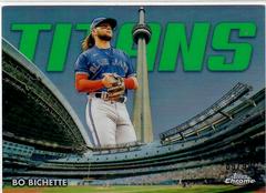 Bo Bichette [Green] #CT-7 Baseball Cards 2023 Topps Chrome Titans Prices