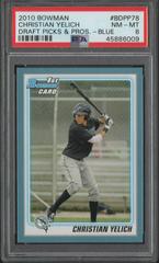 Christian Yelich [Blue] Baseball Cards 2010 Bowman Draft Picks & Prospects Prices
