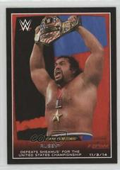 Rusev Wrestling Cards 2015 Topps WWE Road to Wrestlemania Prices