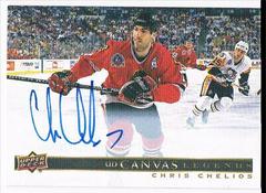 Chris Chelios [Autograph] Hockey Cards 2020 SP Signature Edition Legends UD Canvas Prices