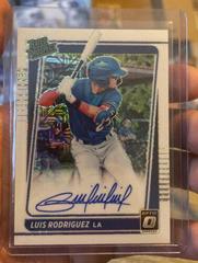 Luis Rodriguez [White Mojo] #RPS-LR Baseball Cards 2021 Panini Donruss Optic Rated Prospect Signatures Prices