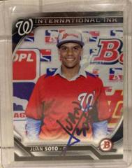 Juan Soto [Autograph] #II-JS Baseball Cards 2016 Bowman International Ink Prices