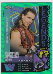 Shawn Michaels [Green] Wrestling Cards 2021 Topps Slam Attax Chrome WWE Prices