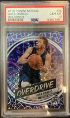 Luka Doncic #25 Basketball Cards 2019 Panini Mosaic Overdrive Prices