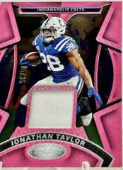 Jonathan Taylor [Pink] #MMPE-8 Football Cards 2023 Panini Certified Materials Mirror Prices