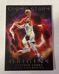 Stephen Curry [Red] #4 Basketball Cards 2023 Panini Origins Cosmic Storm Prices