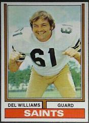 Del Williams #42 Football Cards 1974 Topps Prices