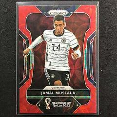 Jamal Musiala [Choice Red] Soccer Cards 2022 Panini Prizm World Cup Prices