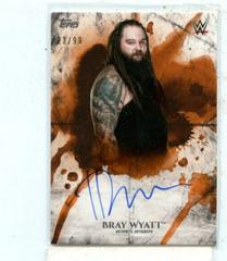 Bray Wyatt [Orange] #UA-BW Wrestling Cards 2018 Topps WWE Undisputed Autographs Prices