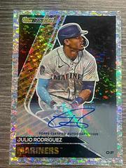 Julio Rodriguez [Autograph] #BG-25 Baseball Cards 2023 Topps Update Black Gold Prices