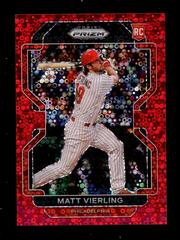 Matt Vierling [Red Donut Circles Prizm] #1 Baseball Cards 2022 Panini Prizm Prices