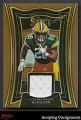 AJ Dillon [Copper Prizm] Football Cards 2020 Panini Select Rookie Swatches Prices