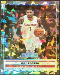 Obi Toppin [Cracked Ice Autograph] Basketball Cards 2020 Panini Contenders Draft Picks Prices