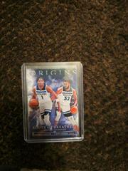 Anthony Edwards, Karl Anthony Towns #14 Basketball Cards 2022 Panini Origins Roots Of Greatness Prices