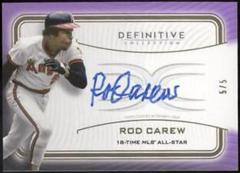 Rod Carew Baseball Cards 2023 Topps Definitive Legendary Autograph Collection Prices