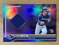 Bobby Witt Jr. , Bobby Witt Sr. [Purple Rainbow] #31 Baseball Cards 2022 Topps X Bobby Witt Jr. Crown Prices