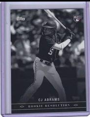 CJ Abrams Baseball Cards 2022 Topps Black and White Rookie Resolution Prices