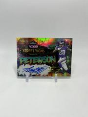 Adrian Peterson #SS-AP1 Football Cards 2023 Leaf Vivid Autographs Street Signs Prices