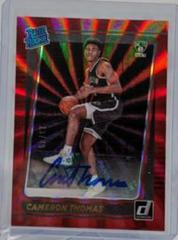 Cameron Thomas [Signatures Red Laser] #203 Basketball Cards 2021 Panini Donruss Prices