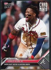 Ronald Acuna Jr. Baseball Cards 2023 Topps Now Card of the Month Prices
