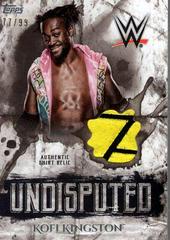 Kofi Kingston Wrestling Cards 2018 Topps WWE Undisputed Relics Prices