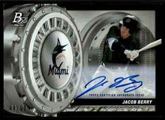 Jacob Berry [Autograph] Baseball Cards 2023 Bowman Platinum Treasures in the Vault Prices