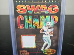 CeeDee Lamb [Gold] #SC-CL Football Cards 2023 Panini Plates and Patches Swag Champ Prices