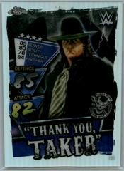 The Undertaker [Refractor] #120 Wrestling Cards 2021 Topps Slam Attax Chrome WWE Prices