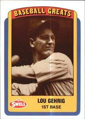 Lou Gehrig #25 Baseball Cards 1990 Swell Greats Prices