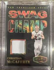 Christian McCaffrey [Gold] #SC-CM Football Cards 2023 Panini Plates and Patches Swag Champ Prices