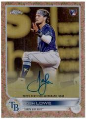 Josh Lowe [Rose Gold] #GEA-JL Baseball Cards 2022 Topps Gilded Collection Chrome Gold Etch Autographs Prices