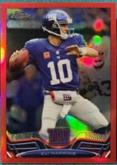 Eli Manning [Red Refractor] #105 Football Cards 2013 Topps Chrome Prices