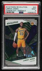 LeBron James [Chinese New Year Emerald] Basketball Cards 2018 Panini Revolution Prices