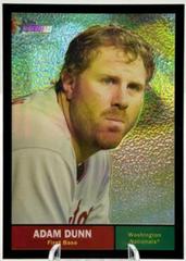Adam Dunn [Black Refractor] Baseball Cards 2010 Topps Heritage Chrome Prices