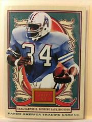 Earl Campbell Baseball Cards 2013 Panini Golden Age Prices
