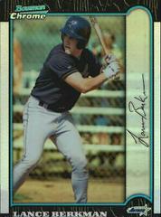 Lance Berkman [Refractor] #295 Baseball Cards 1999 Bowman Chrome Prices